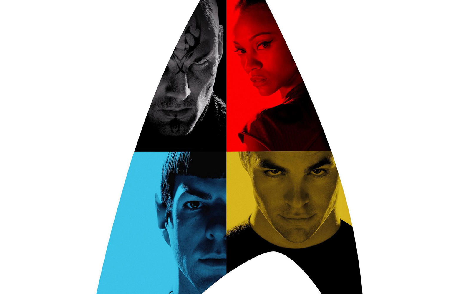 Star Trek with Chris Pine and Zoe Saldana