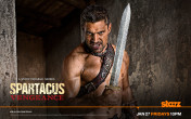 Manu bennett as Crixus in Spartacus Vengeance