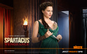 Lucy Lawless as Luctretia in Spartacus Season 2