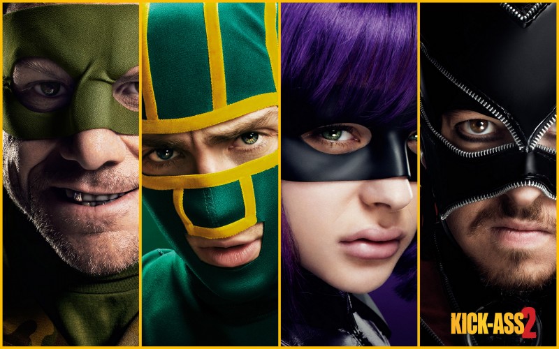 kick-ass 2 wallpaper with hit-girl kick ass motherF**** stars&stripes