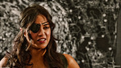 Michele Rodriguez with eye-patch in Machete Kills