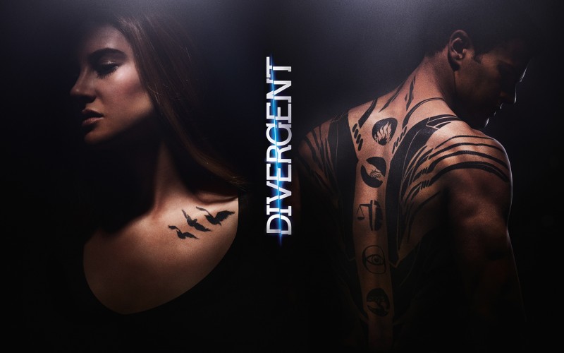 divergent wallpaper with theo james and shailene woodley