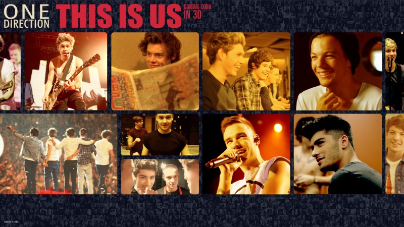 one direction movie collage