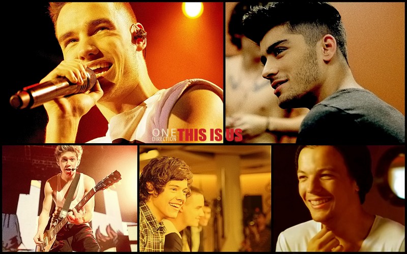 one direction collage wallpaper