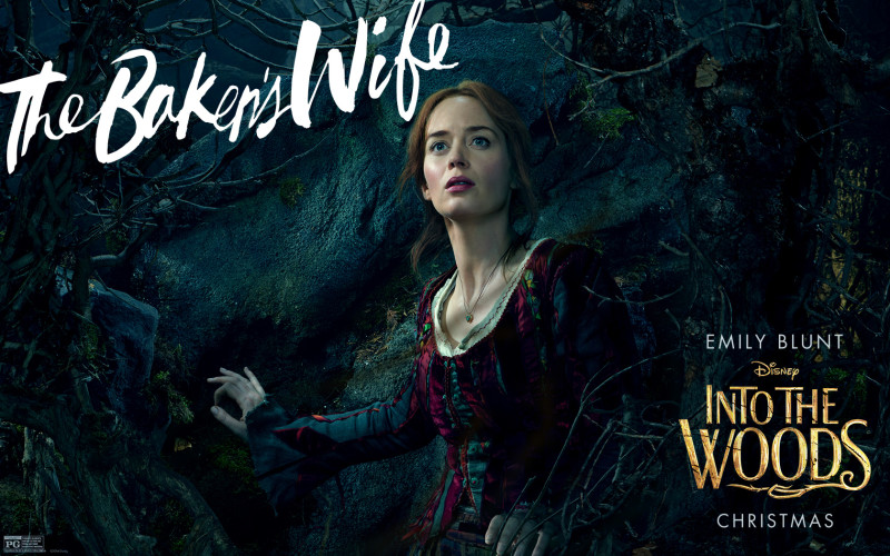 Emily Blunt as the bakers wife in Into The Woods