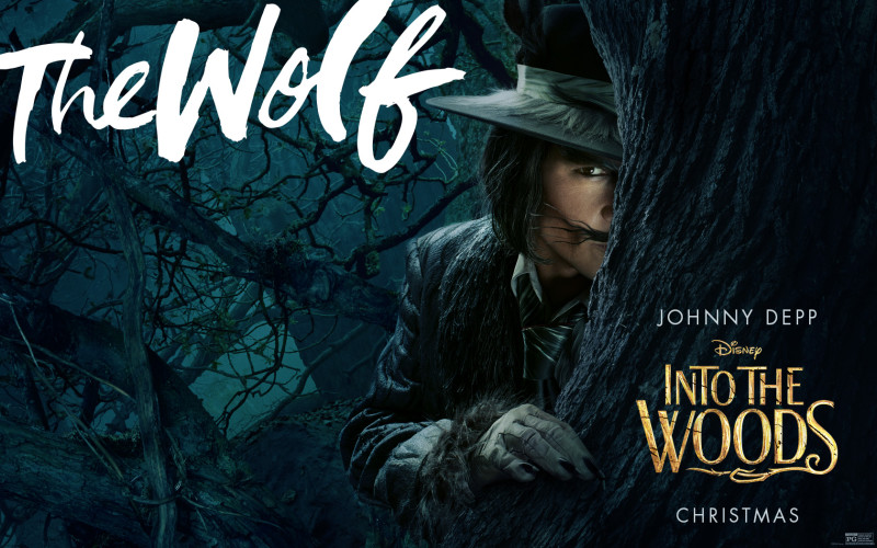 Johnny Depp as The Wolf in Into The Woods