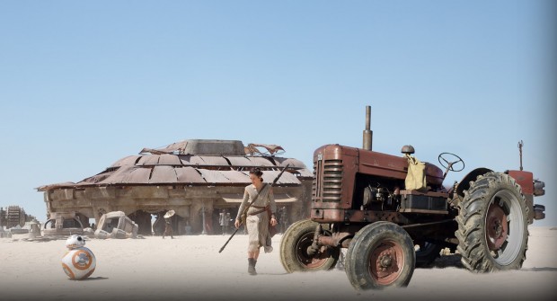 Rey's speeder on Jakku - Star Wars universe