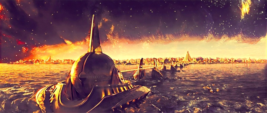 Asgard Artwork from Thor 2011