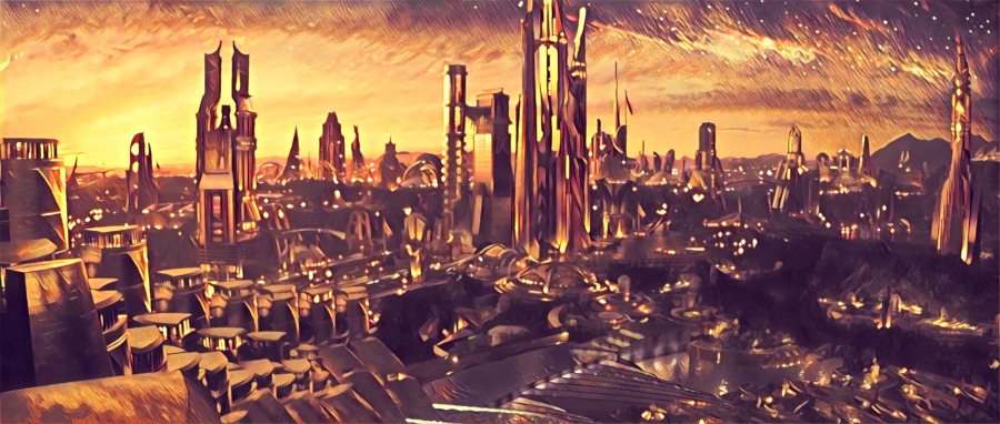 Asgard Artwork from Thor 2011