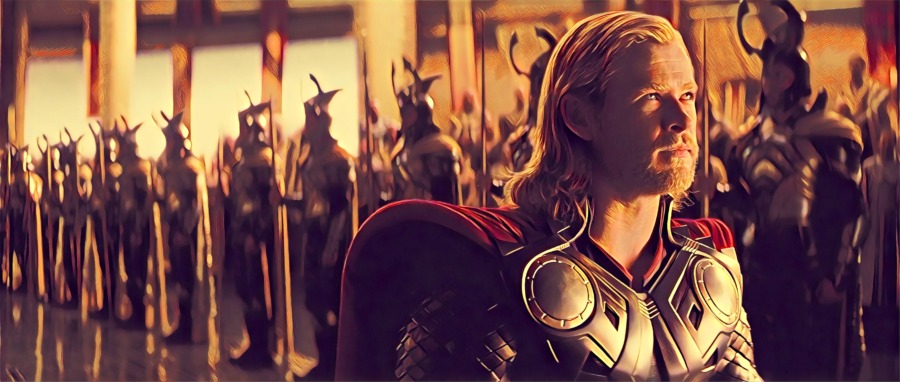 Asgard Artwork from Thor 2011